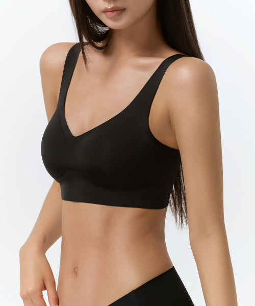MUSINSA STANDARD WOMAN MUSINSA STANDARD WOMAN Women's Comfort Seamless Bra Black
