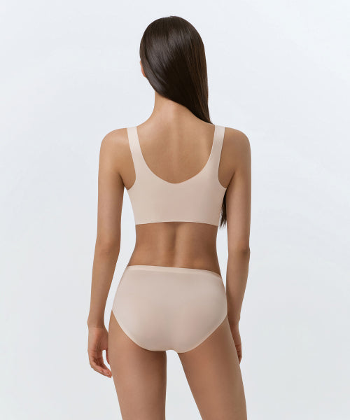 MUSINSA STANDARD WOMAN Comfort Seamless Bra - Light Beige