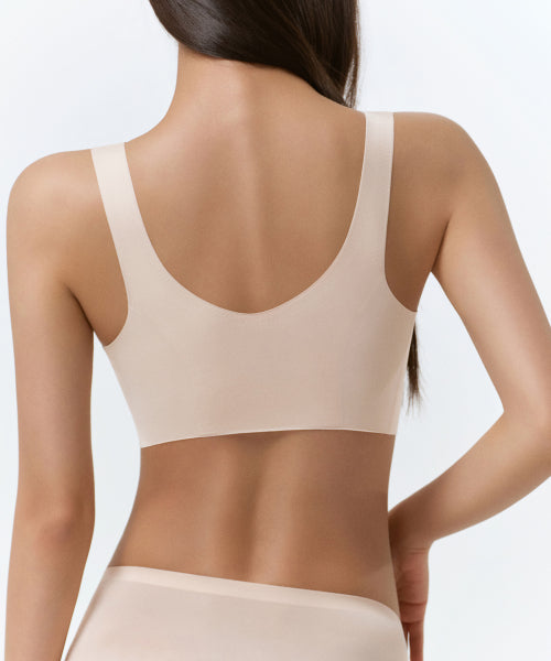 MUSINSA STANDARD WOMAN Comfort Seamless Bra - Light Beige