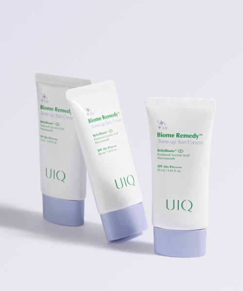 UIQ UIQ Biome Remedy Tone-Up Sun Cream SPF50+ Purple 50ml