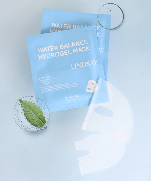 LINDSAY LINDSAY Collagen Hydrogel Water Balance Moisture Facial Gel Mask Pack (10 packs)