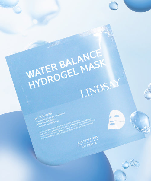 LINDSAY LINDSAY Collagen Hydrogel Water Balance Moisture Facial Gel Mask Pack (10 packs)