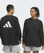 ADIDAS ADIDAS Basketball Long Sleeve Tee - Black:White