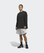 ADIDAS ADIDAS Basketball Long Sleeve Tee - Black:White