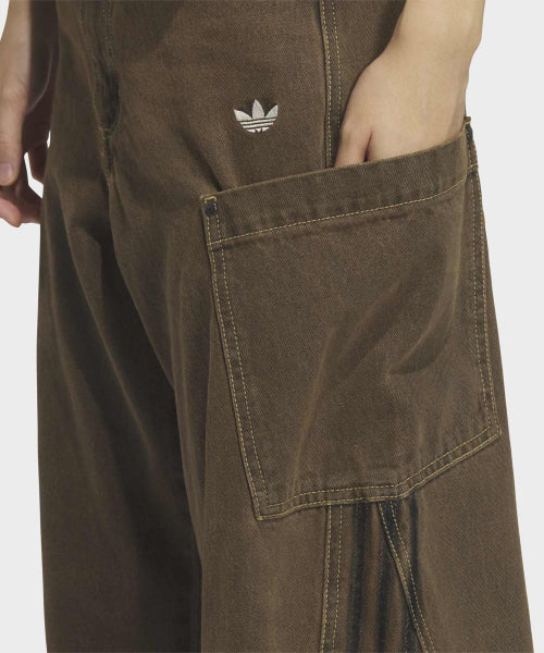 ADIDAS ADIDAS Denim Pants - Brown Denim
