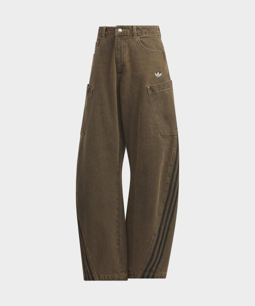 ADIDAS ADIDAS Denim Pants - Brown Denim