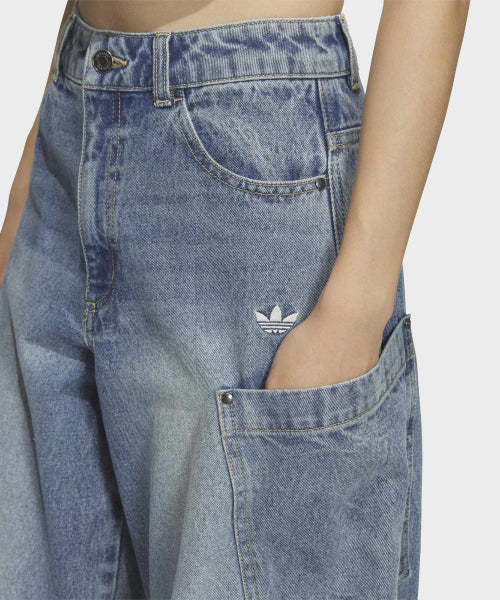 ADIDAS ADIDAS Denim Pants Mid Blue