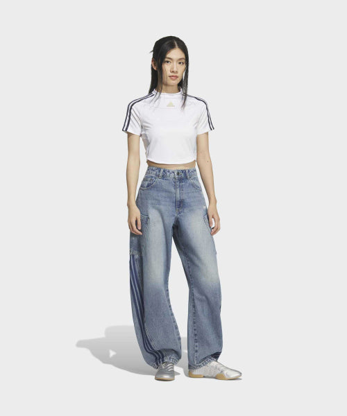 ADIDAS ADIDAS Denim Pants Mid Blue