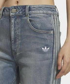 ADIDAS ADIDAS Washed Flare Pants - Light Denim