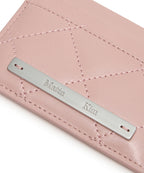 MATIN KIM MATIN KIM PUFF QUILT CARD WALLET in Pink