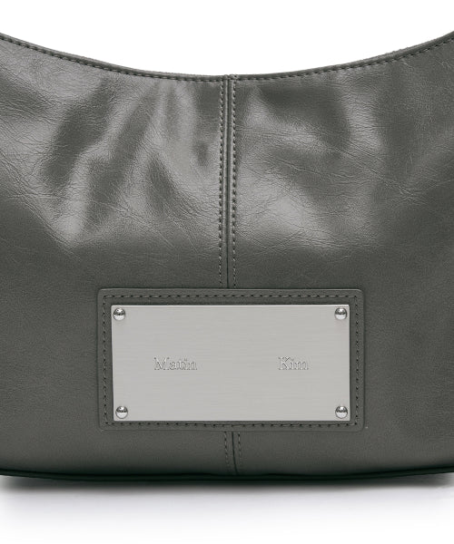 MATIN KIM MATIN KIM EYELET SHIRRING SHOULDER BAG
