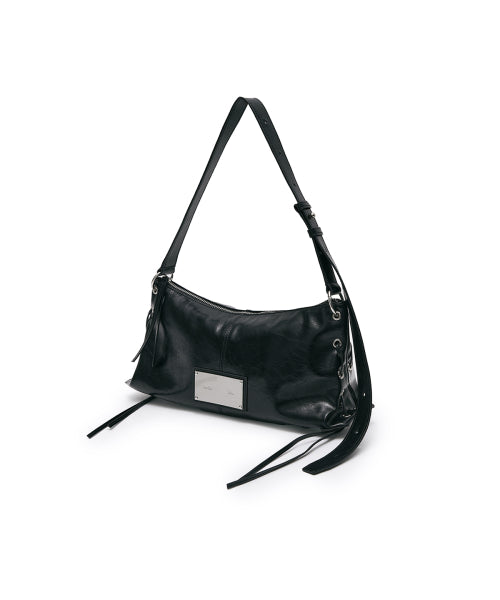 MATIN KIM MATIN KIM Eyelet Shirring Shoulder Bag