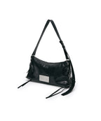 MATIN KIM MATIN KIM Eyelet Shirring Shoulder Bag