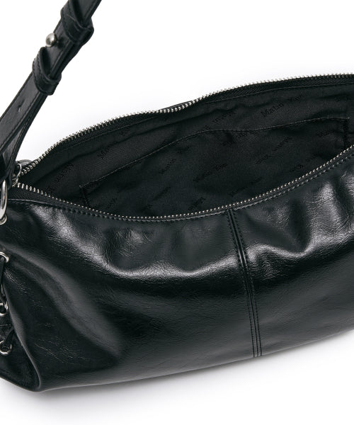 MATIN KIM MATIN KIM Eyelet Shirring Shoulder Bag
