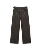 MATIN KIM MATIN KIM Denim Pants with Waist Buckle