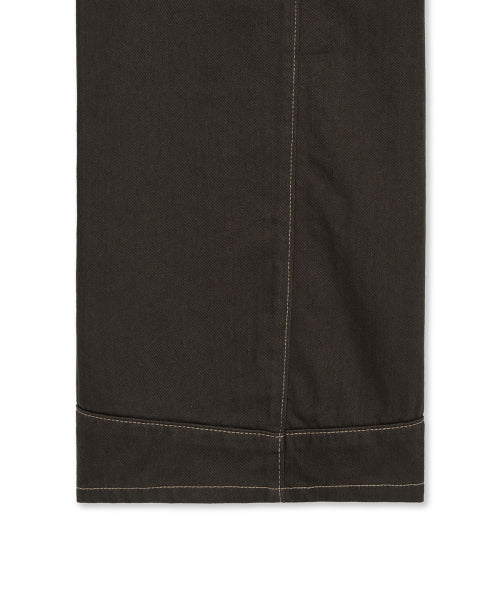 MATIN KIM MATIN KIM Denim Pants with Waist Buckle