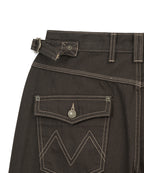 MATIN KIM MATIN KIM Denim Pants with Waist Buckle