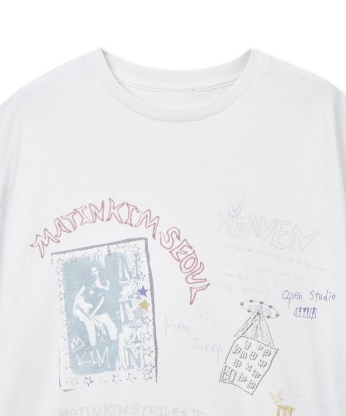 MATIN KIM MATIN KIM GRAFFITI ARTWORK T-SHIRT Unisex