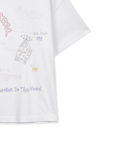 MATIN KIM MATIN KIM GRAFFITI ARTWORK T-SHIRT Unisex