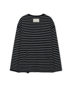 MATIN KIM MATIN KIM STRIPE DAMAGED LOOSE PULLOVER