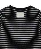 MATIN KIM MATIN KIM STRIPE DAMAGED LOOSE PULLOVER