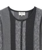 MATIN KIM MATIN KIM Color Block Slim Knit Cardigan