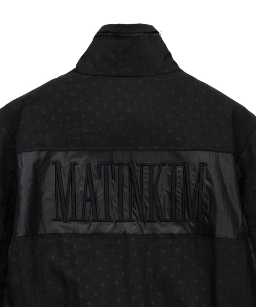 MATIN KIM MATIN KIM Cropped Embroidery Back Logo Jumper