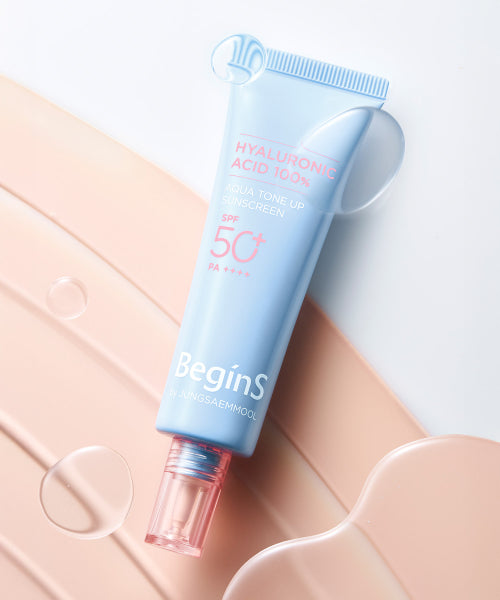 BEGINS BEGINS Blue Chamomile Hyaluronic Acid Sunscreen 50ml SPF50+