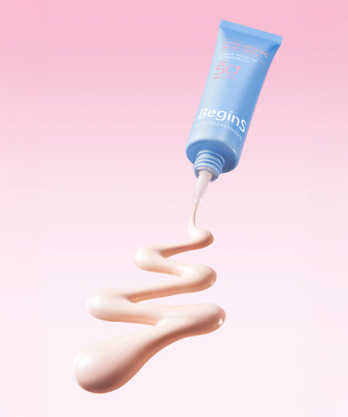 BEGINS BEGINS Blue Chamomile Hyaluronic Acid Sunscreen 50ml SPF50+