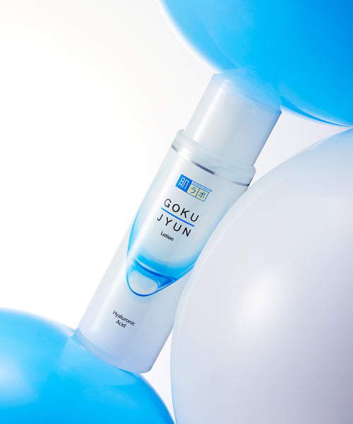 HADALABO [2Pack] Highly moisturizing hyaluronic acid Gokujyun lotion 170ml (+ 5 sheets of Gokujyun lotion 2ml provided)