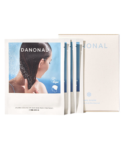 DANONAL [SET] Danonal Iris Cooling Spa Hair Pack (4 sheets) (Treatment)