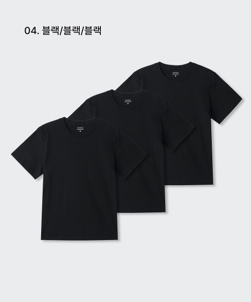 MUSINSA STANDARD WOMAN MUSINSA STANDARD WOMAN T-Shirt 3-Pack
