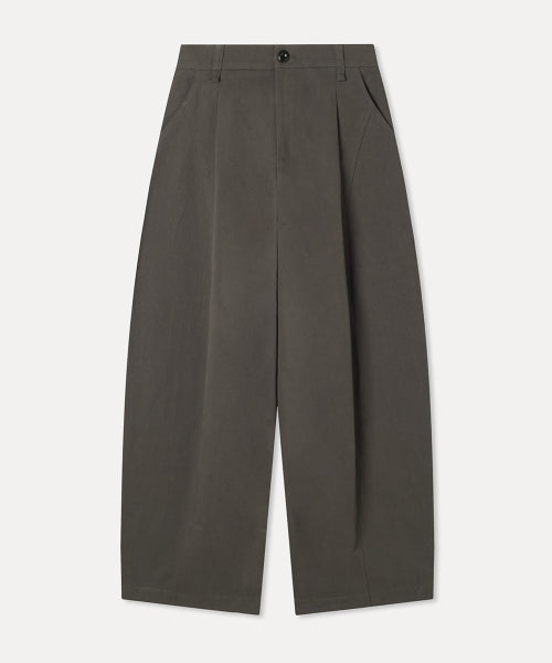 MIXXO MIXXO Balloon Fit One-Tuck Cotton Pants