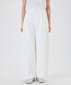 MIXXO MIXXO Balloon Fit One-Tuck Cotton Pants