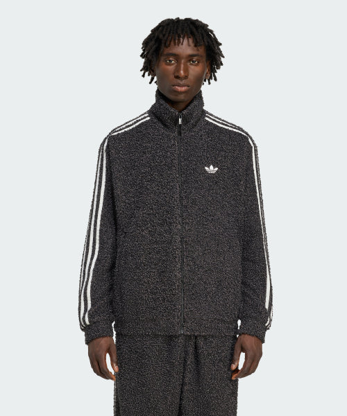 ADIDAS ADIDAS Boucle Firebird Track Top - Black