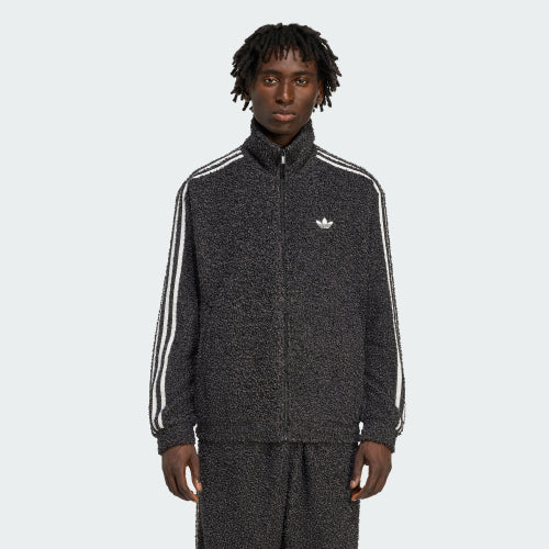 ADIDAS ADIDAS Boucle Firebird Track Top - Black