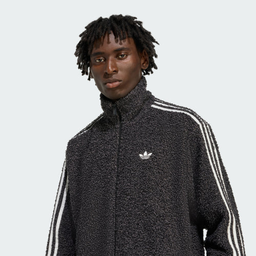 ADIDAS ADIDAS Boucle Firebird Track Top - Black