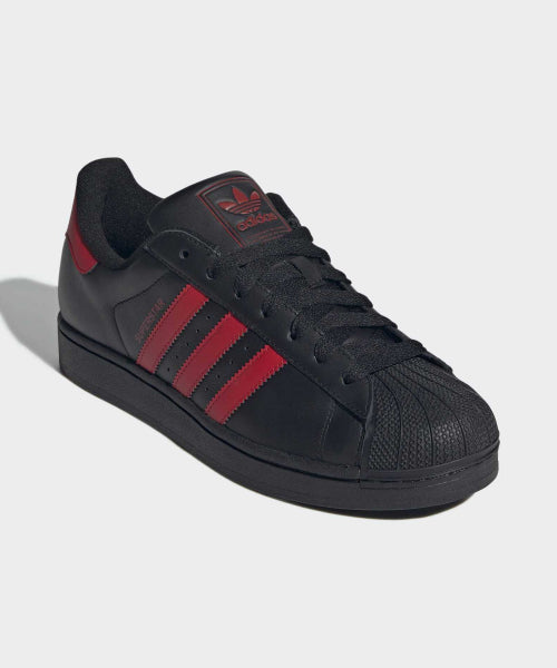 ADIDAS ADIDAS Superstar II Sneakers - Black:Red