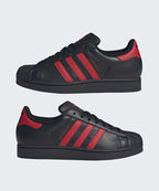 ADIDAS ADIDAS Superstar II Sneakers - Black:Red