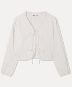 MIXXO MIXXO Frill Cardigan Type Blouse