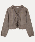 MIXXO MIXXO Frill Cardigan Type Blouse