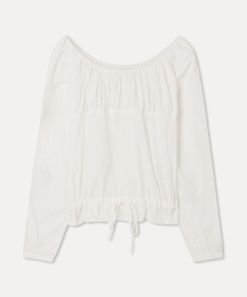 MIXXO MIXXO Check Shirring Blouse Size C
