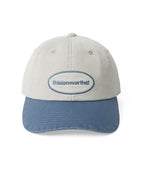 THISISNEVERTHAT THISISNEVERTHAT Overdyed E/T-Logo Cap Ivory/Blue