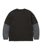 THISISNEVERTHAT THISISNEVERTHAT Layered L/S Tee Off Black