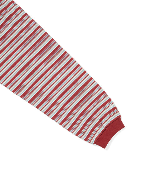 THISISNEVERTHAT THISISNEVERTHAT Striped L/S Tee Red
