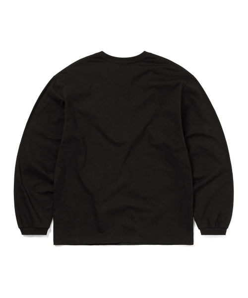 THISISNEVERTHAT THISISNEVERTHAT L-Logo Pocket L/S Tee Black