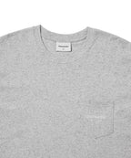 THISISNEVERTHAT THISISNEVERTHAT L-Logo Pocket L/S Tee Heather Grey
