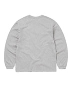 THISISNEVERTHAT THISISNEVERTHAT L-Logo Pocket L/S Tee Heather Grey