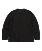 THISISNEVERTHAT THISISNEVERTHAT Striped Sleeve Knit Crew Black
