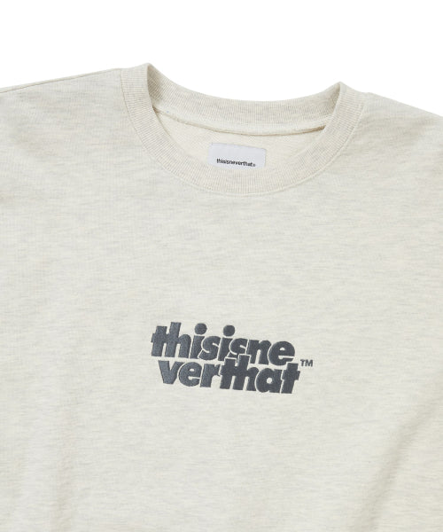 THISISNEVERTHAT THISISNEVERTHAT OL-Logo Crewneck Oatmeal